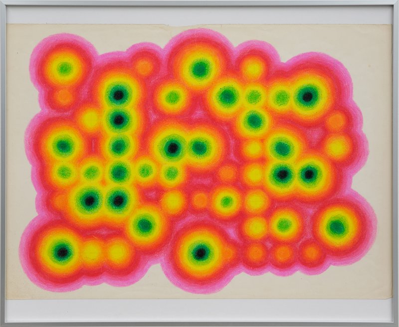 UntitledDate unknownCrayon on paper, aluminium frame29.7 × 42 cm, 34.9 × 42.5 cm (framed)